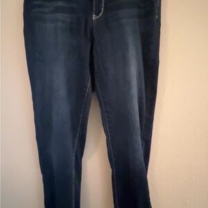 14 - L YMI Boyfriend Cuffed Classic Blue Women's Jeans